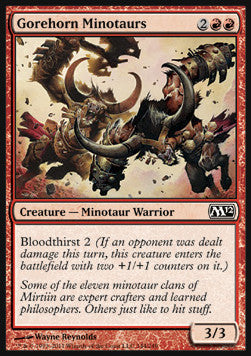 Minotauri da Incornata - Magic 2012 (Common) [M12-144]