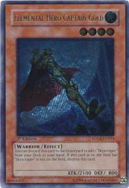 Capitano Gold EROE Elementale - Force of the Breaker (Ultimate Rare) [FOTB-014]