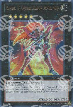 Numero 12: Ninja Armatura di Ombra Scarlatta - Order of Chaos (Ultra Rare) [ORCS-042]