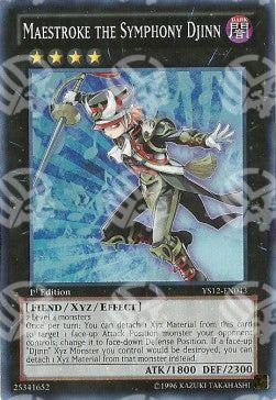 Maestroke il Djinn della Sinfonia - Starter Deck: Xyz Symphony (Super Rare) [YS12-043]