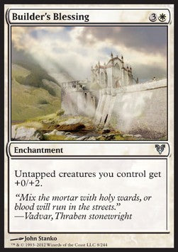 Benedizione del Costruttore - Avacyn Restored (Uncommon) [AVR-8]