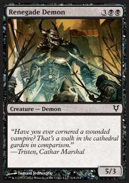 Demone Rinnegato - Avacyn Restored (Common) [AVR-118]