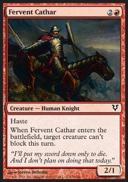 Cataro Fervente - Avacyn Restored (Common) [AVR-135]