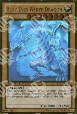 Drago Bianco Occhi Blu - Gold Series 5: Haunted Mine (Ghost Rare) [GLD5-001]