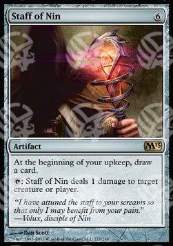 Bastone di Nin - Magic 2013 (Rare) [M13-217]