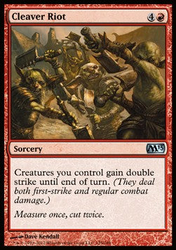 Sommossa delle Mannaie - Magic 2013 (Uncommon) [M13-125]