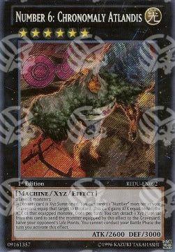 Numero 6: Cronomalia Atlandis - Return of the Duelist (Secret Rare) [REDU-092]