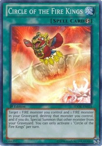 Cerchio dei Re del Fuoco - Structure Deck: Onslaught of the Fire Kings (Super Rare) [SDOK-023]