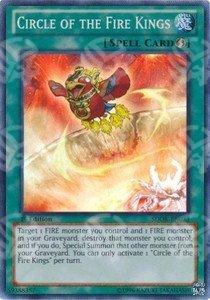 Cerchio dei Re del Fuoco - Structure Deck: Onslaught of the Fire Kings (Super Rare) [SDOK-023]