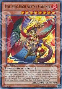 Re del Fuoco Alto Avatar Garunix - Structure Deck: Onslaught of the Fire Kings (Ultra Rare) [SDOK-001]