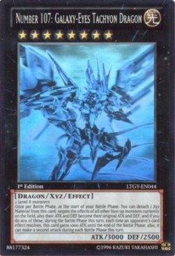 Numero 107: Drago Tachionico Occhi Galattici - Lord of the Tachyon Galaxy (Ghost Rare) [LTGY-044]