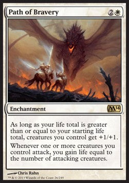 Sentiero del Coraggio - Magic 2014 (Rare) [M14-26]