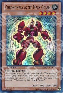 Cronomalia Golem Maschera Azteca - Number Hunters (Super Rare) [NUMH-001]