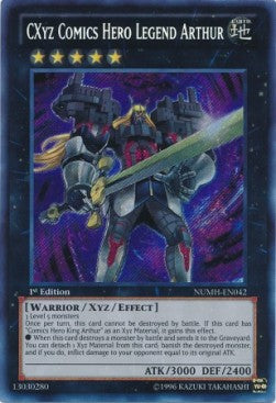 CXyz Eroe dei Fumetti Leggendario Artù - Number Hunters (Secret Rare) [NUMH-042]