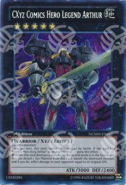 CXyz Eroe dei Fumetti Leggendario Artù - Number Hunters (Secret Rare) [NUMH-042]