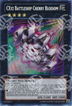 CXyz Corazzata Fiore di Ciliegio - Number Hunters (Secret Rare) [NUMH-044]