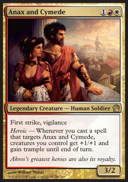 Anax e Cimede - Theros (Rare) [THS-186]