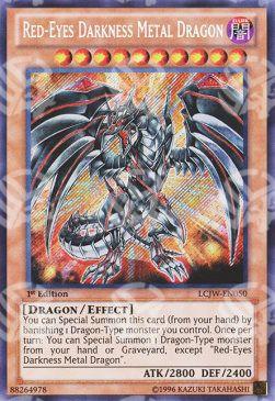 Drago Metallico Oscuro Occhi Rossi - Legendary Collection 4: Mega Pack (Secret Rare) [LCJW-050]