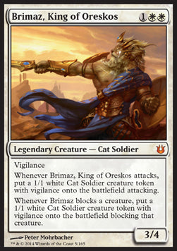 Brimaz, Re di Oreskos - Born of the Gods (Mythic) [BNG-5]