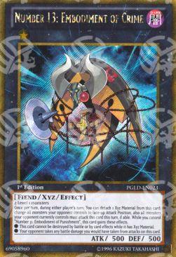Numero 13: Personificazione del Crimine - Premium Gold (Gold Secret Rare) [PGLD-023]
