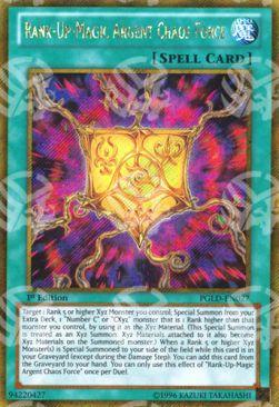 Alza-Rango-Magico Forza del Chaos Argento - Premium Gold (Gold Secret Rare) [PGLD-027]
