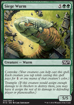 Wurm da Assedio - Magic 2015 (Common) [M15-200]