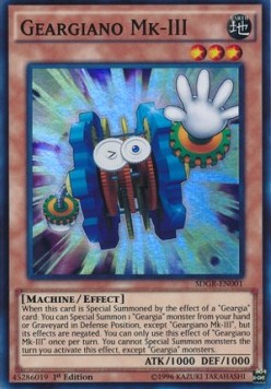 Ingranaggiano MK-III - Structure Deck: Furia Ingranaggian (Super Rare) [SDGR-001]