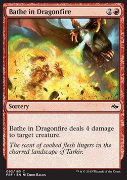 Sommergere nel Fuoco Draconico - Fate Reforged (Common) [FRF-92]