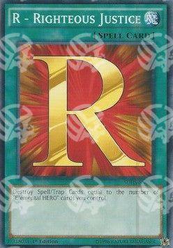 R - Retta Giustizia - Structure Deck: Attacco degli EROI (Common) [SDHS-030]