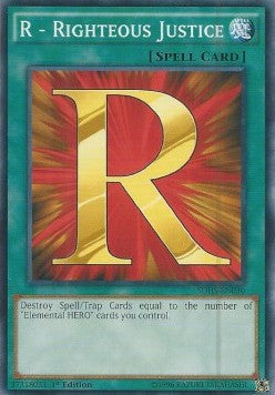 R - Retta Giustizia - Structure Deck: Attacco degli EROI (Common) [SDHS-030]