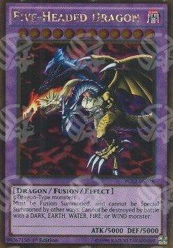 Drago a Cinque Teste - Premium Oro 2 (Gold Rare) [PGL2-078]