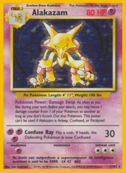 Alakazam - Set Base (Holo Rare) [BS-1]