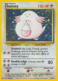Chansey - Set Base (Holo Rare) [BS-3]