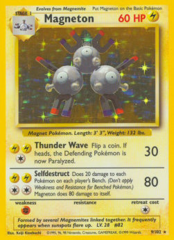 Magneton - Set Base (Holo Rare) [BS-9]