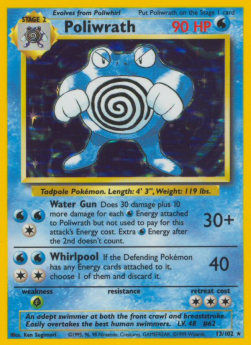 Poliwrath - Set Base (Holo Rare) [BS-13]