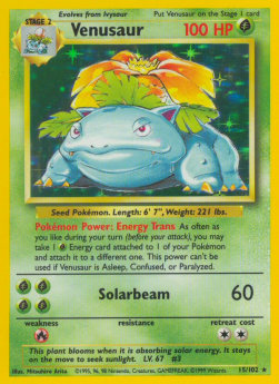 Venusaur - Set Base (Holo Rare) [BS-15]