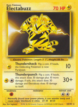 Electabuzz - Set Base (Rare) [BS-20]