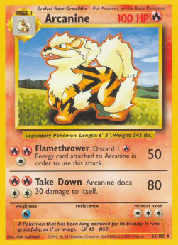 Arcanine - Set Base (Uncommon) [BS-23]