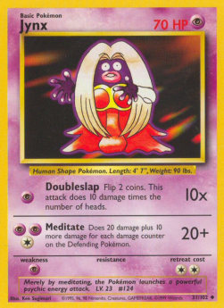 Jynx - Set Base (Uncommon) [BS-31]