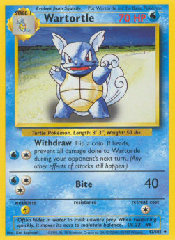 Wartortle - Set Base (Uncommon) [BS-42]