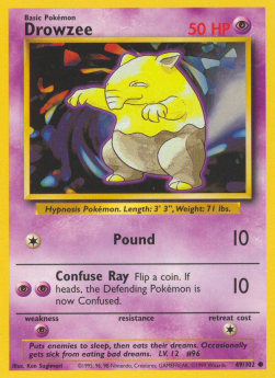 Drowzee - Set Base (Common) [BS-49]
