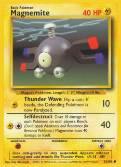 Magnemite - Set Base (Common) [BS-53]