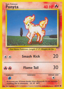 Ponyta - Set Base (Common) [BS-60]
