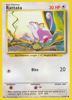Rattata - Set Base (Common) [BS-61]