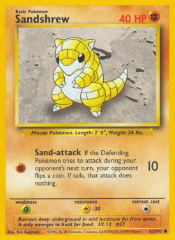 Sandshrew - Set Base (Common) [BS-62]