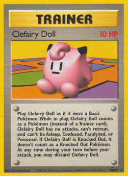 Clefairy Doll - Set Base (Rare) [BS-70]