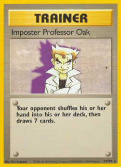 Professor Oak, l'impostore - Set Base (Rare) [BS-73]