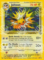 Jolteon - Jungle (Holo Rare) [JU-4]
