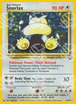 Snorlax - Jungle (Holo Rare) [JU-11]