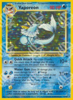Vaporeon - Jungle (Holo Rare) [JU-12]